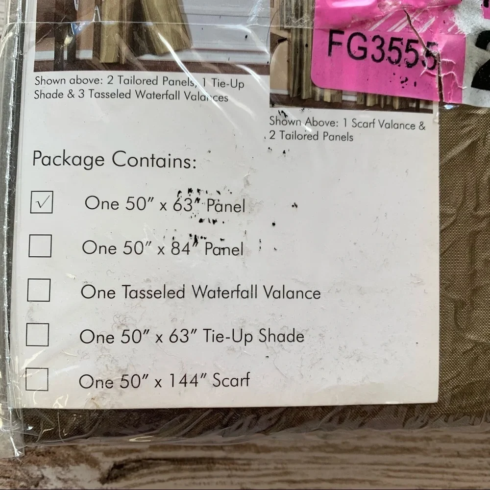 OMBRE Sage Curtain Panel 50 in x 63 in NEW NIP